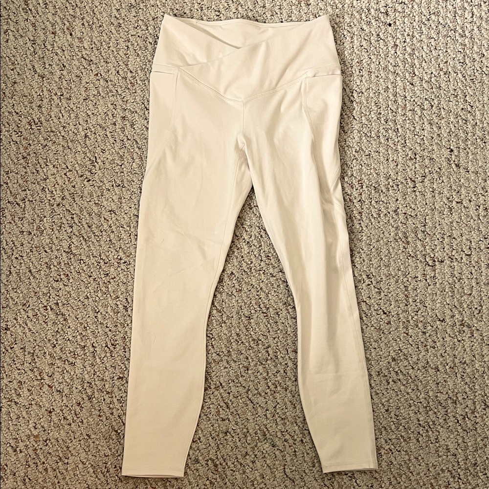 Fabletics Cream Leggings XS